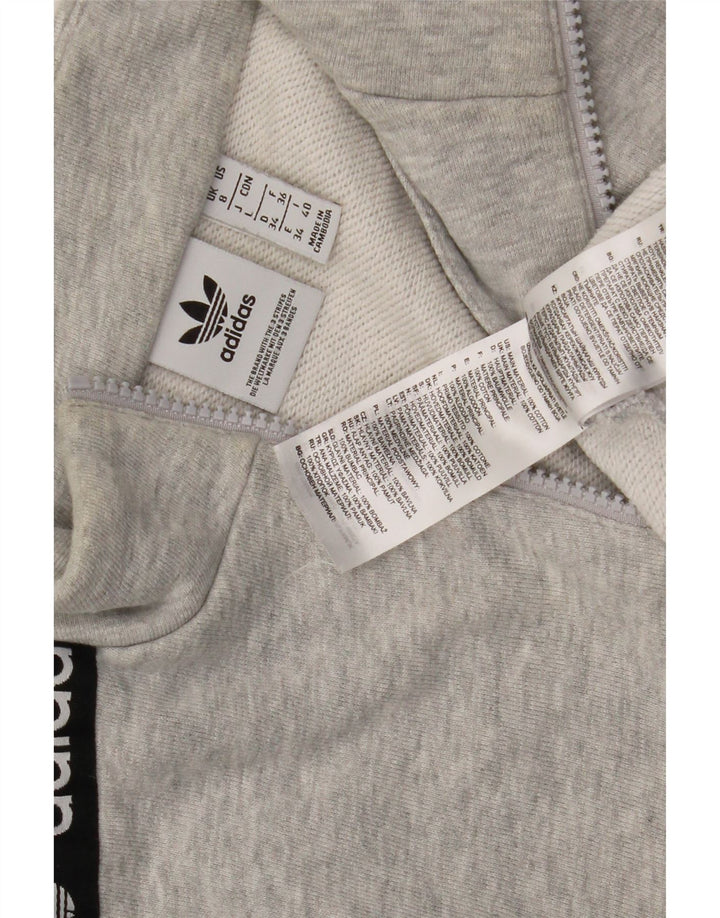 Adidas ženski džemperi s velikim grafičkim izrezom UK 8 Small Gray