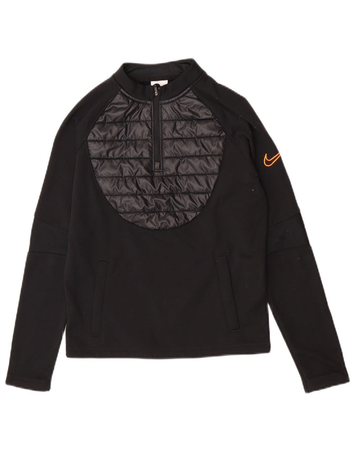 Nike Boys Therma-Fit Pullover Trenirka Top 10-11 Years Medium Black