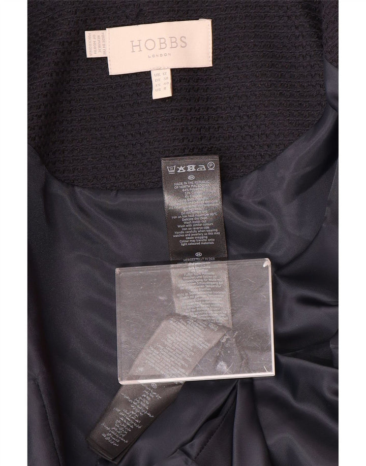 HOBBS ženska jakna s otvorenim bolero 3/4 rukava UK 12 srednje crna