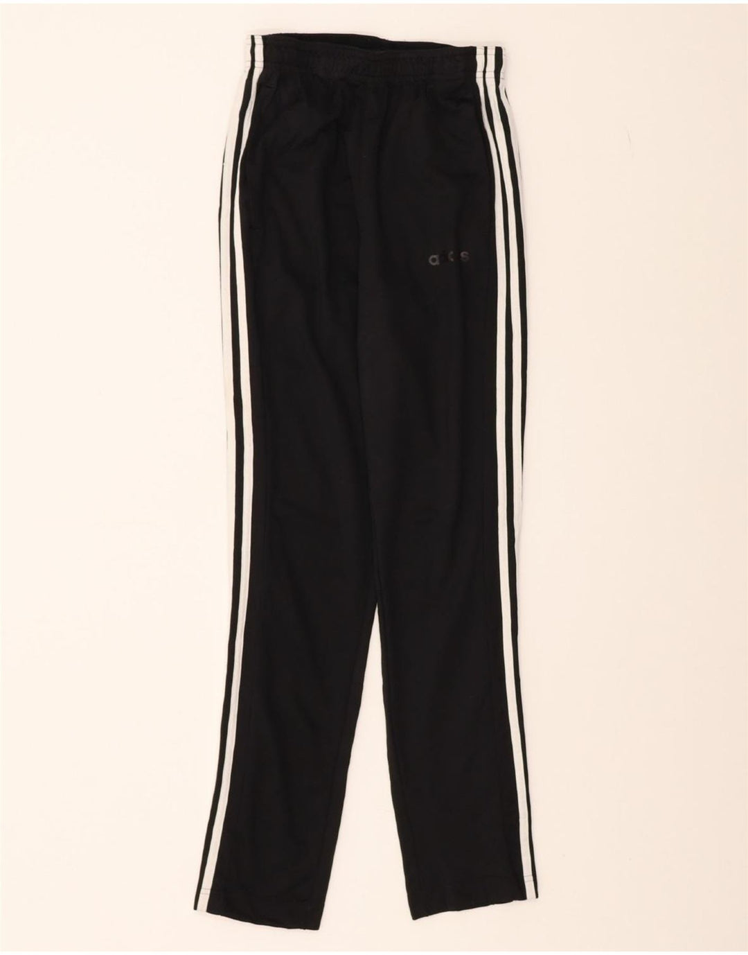 ADIDAS Womens Tracksuit Trousers UK 8 Small  Black Polyester Vintage Adidas and Second-Hand Adidas from Messina Hembry 