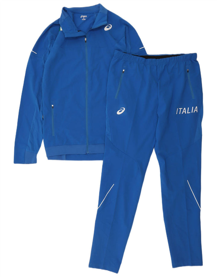 Asics Mens Italia Graphic Puna trenirka XL plavi poliester