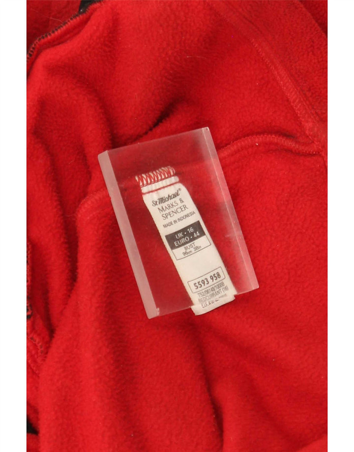 Marks & Spencer muška jakna od flisa St. Michael UK 16 veliki crveni poliester
