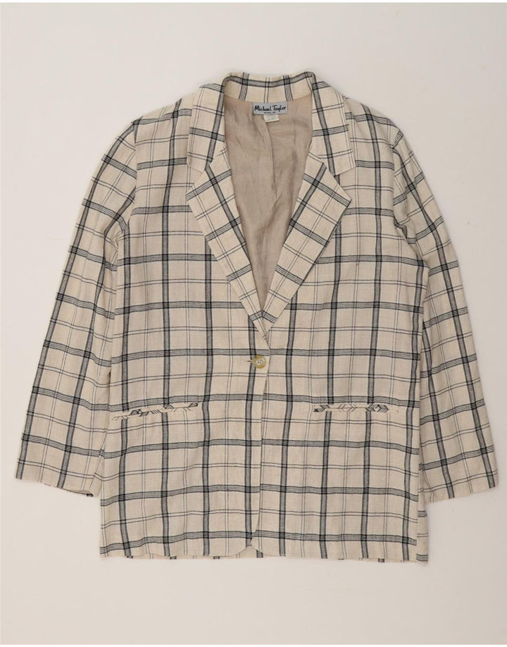 Michael Taylor Ženska velika dugačka jakna jakna UK 16 Large Beige