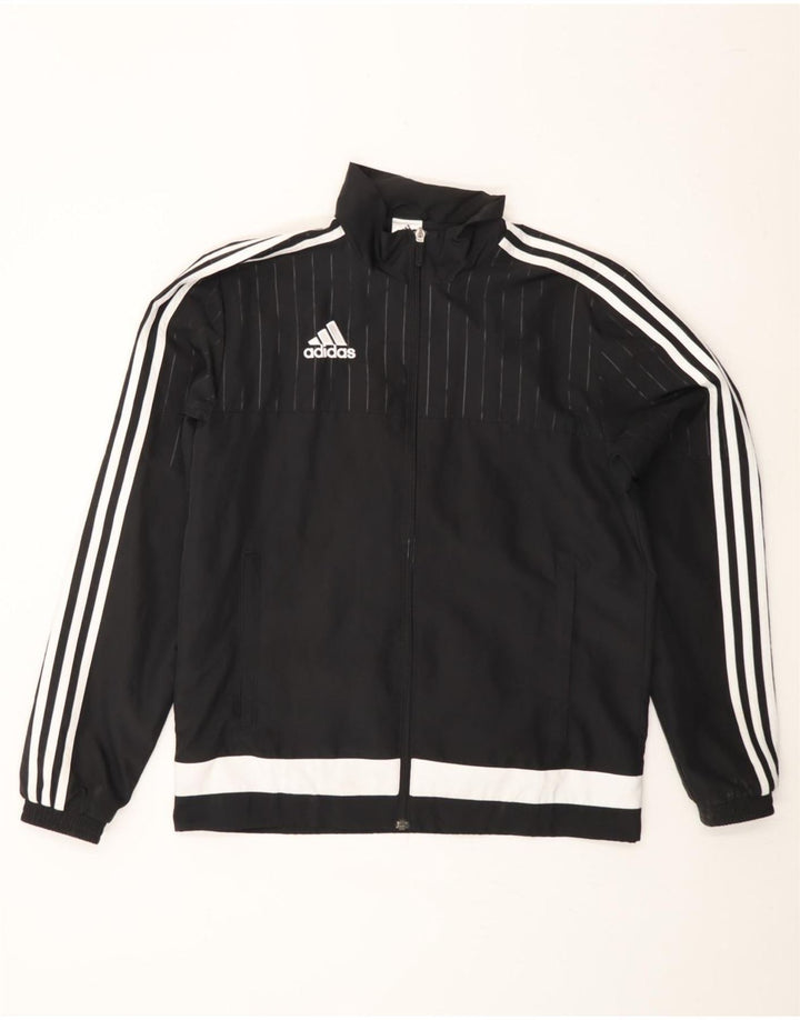 ADIDAS muška gornja jakna trenirke Mala crna poliesterska boja