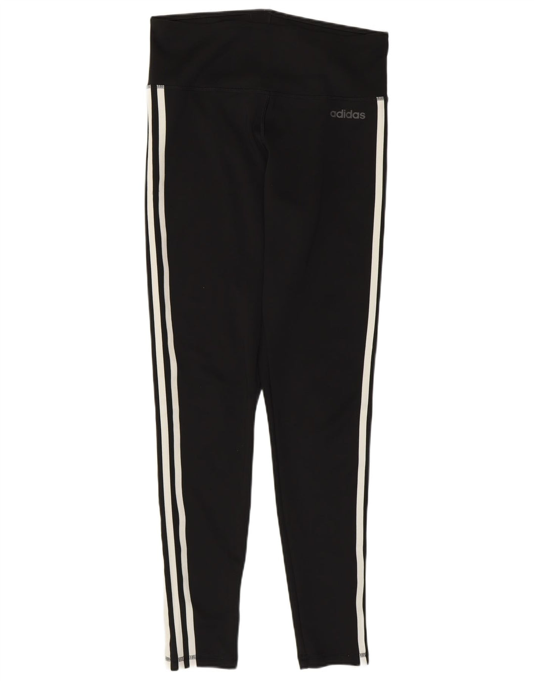 ADIDAS Womens Climalite Leggings UK 12/14 Medium  Black Polyester