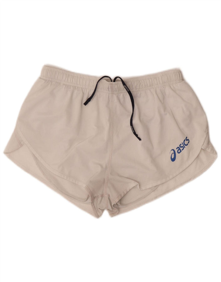 Asics ženske sportske kratke hlače UK 18 XL sivobijeli poliester