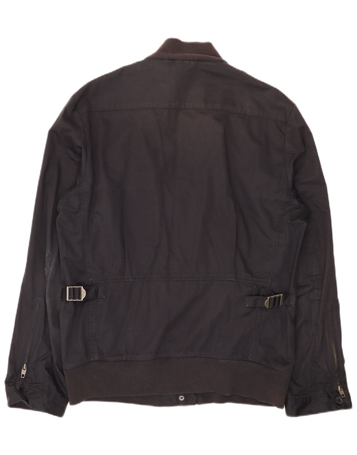 French Connection muška bomber jakna UK 40 Large tamnoplavi pamuk