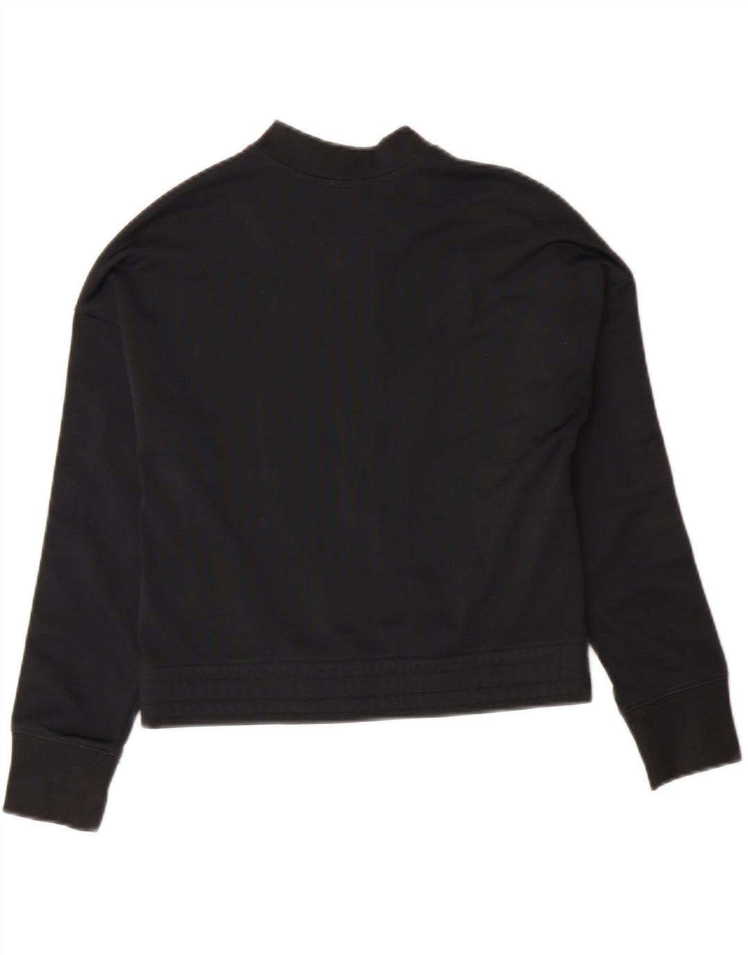NIKE Girls Graphic Tracksuit Top Jacket 10-11 Years M Black Polyester Vintage Nike and Second-Hand Nike from Messina Hembry 