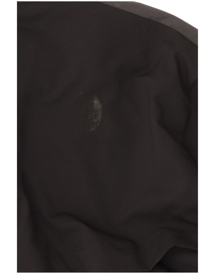 Nike Dri Fit trenirka, gornja jakna srednje crne boje, poliester