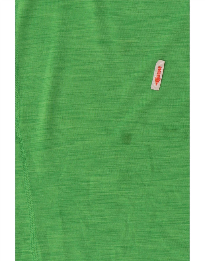 Reebok ženska majica kratkih rukava UK 12 Medium Green Flected Polyester