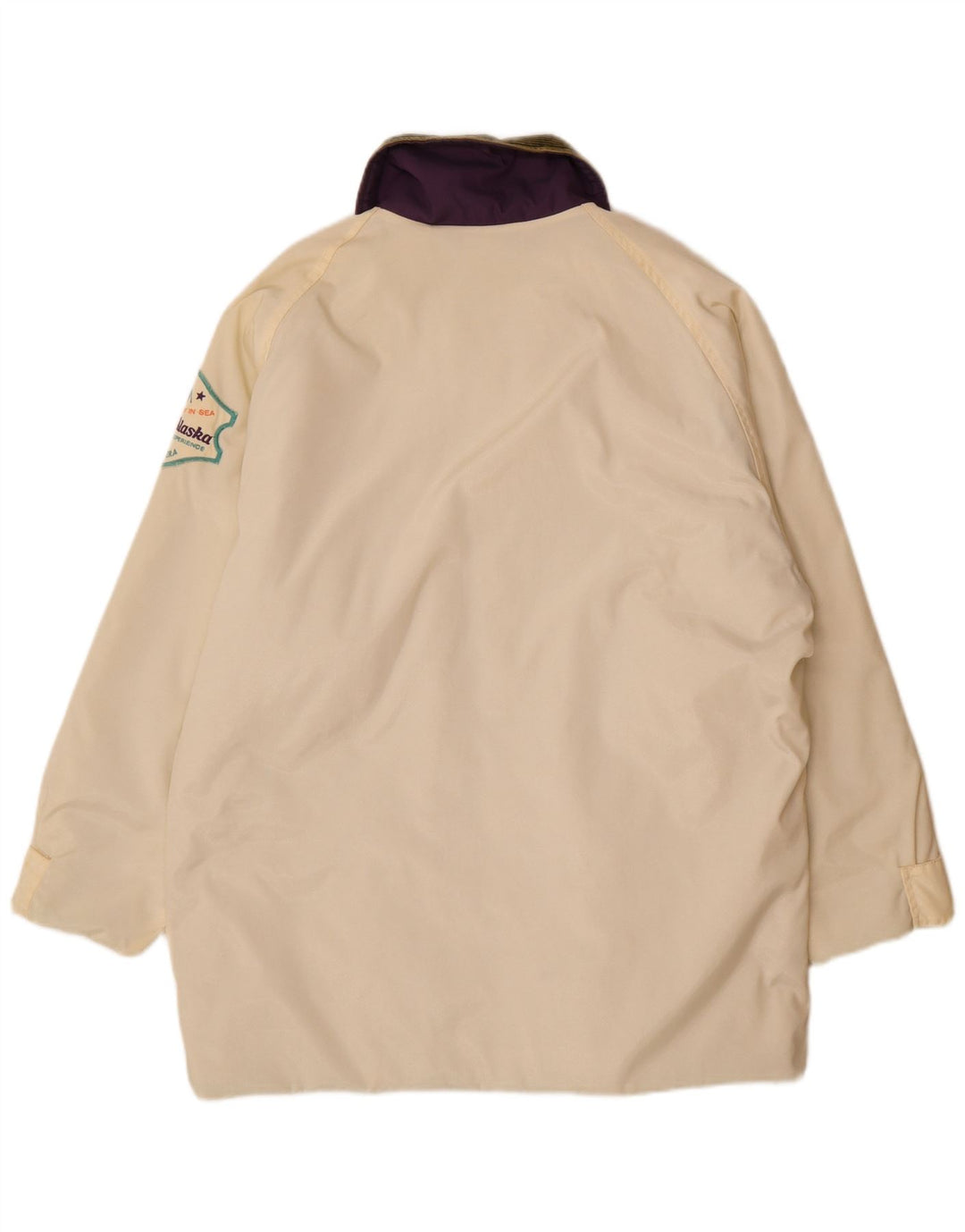 Carrera muška grafička vjetrovka jakna UK 38 Medium Off White Colourblock