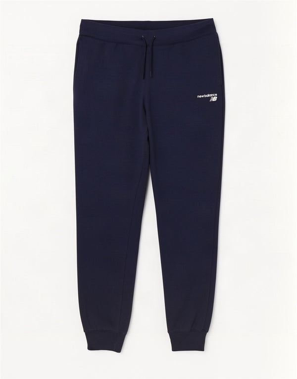 New Balance muške trenirke hlače Joggers 2XL tamnoplavi pamuk