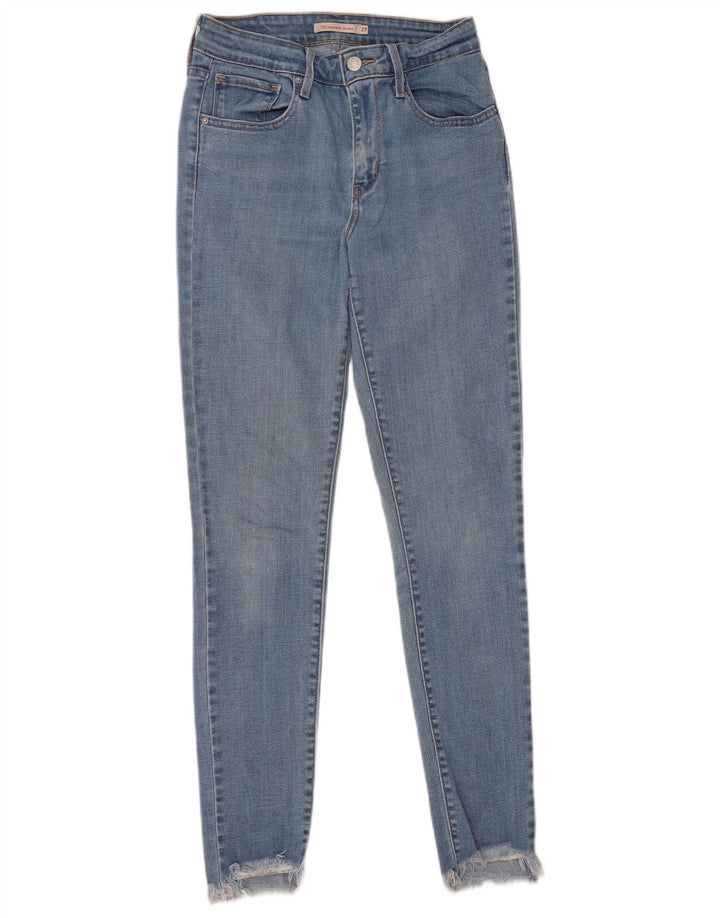 Levi's ženske uske traperice visokog struka 721 W27 L32 plavi pamuk