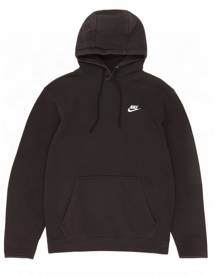 Nike muška majica s kapuljačom Srednje crni pamuk