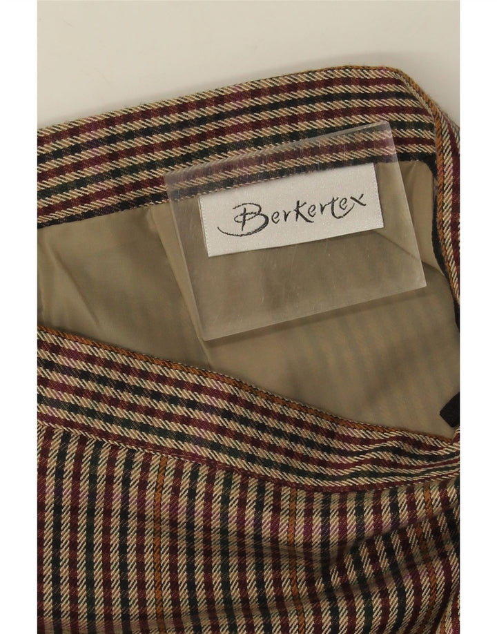 Berkertex ženska ravna suknja W28 srednje raznobojne ptičje zube