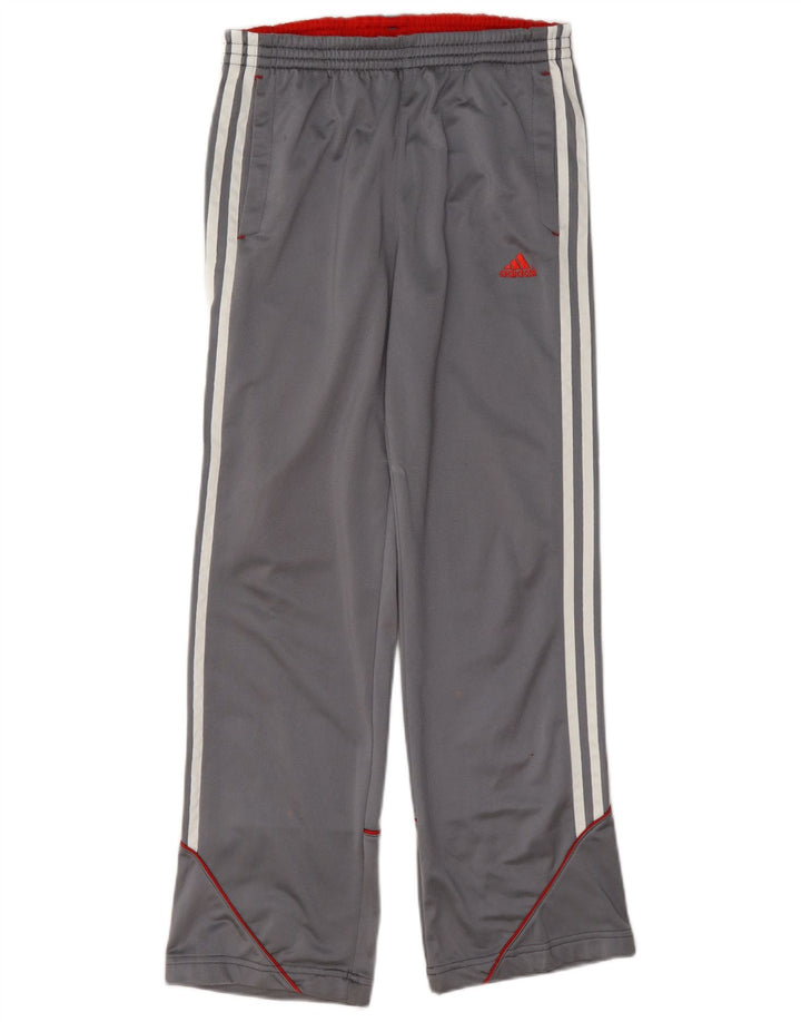 Adidas Hlače za trenirku za dječake 13-14 godina sive od poliestera