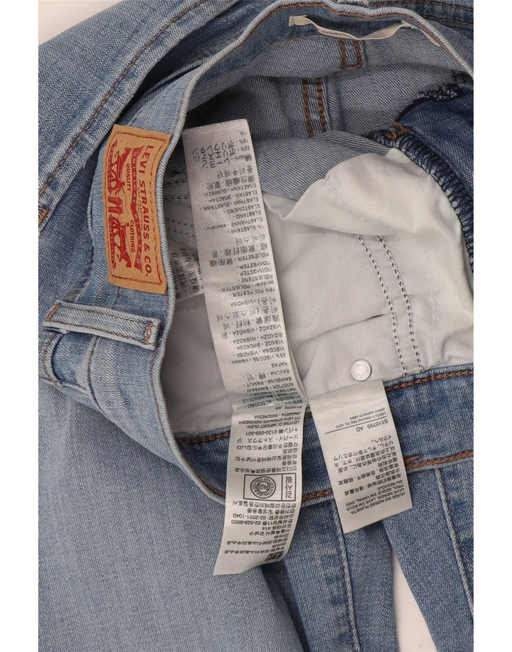 Levi's ženske ravne traperice 314 za oblikovanje W28 L32 plavi pamuk