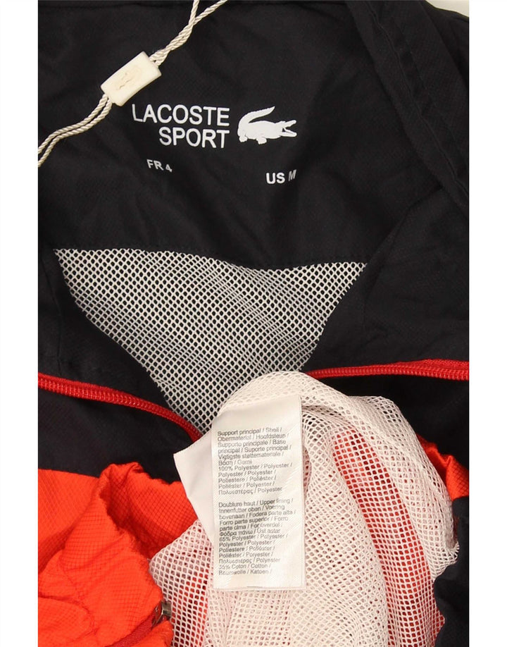 Lacoste muška trenirka sa grafičkim motivima, gornja jakna veličine 4 srednje crne boje