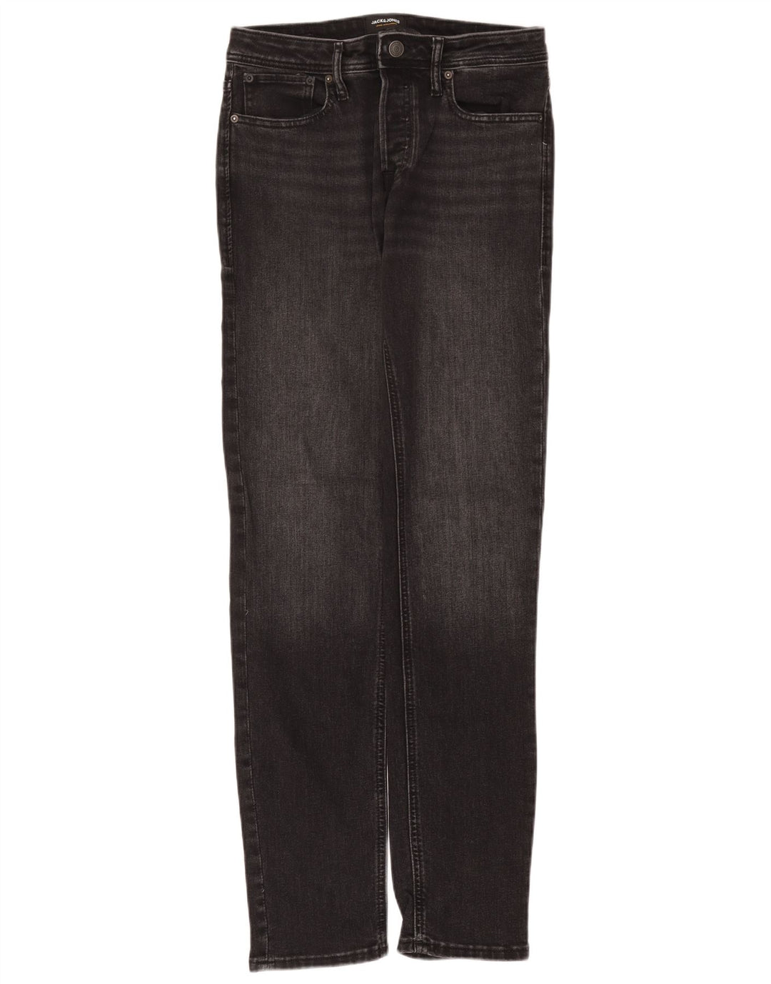 Jack & Jones Muške uske traperice W30 L34 Sivi pamuk