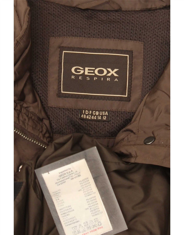 Geox ženska pomoćna jakna UK 14 veliki smeđi poliester