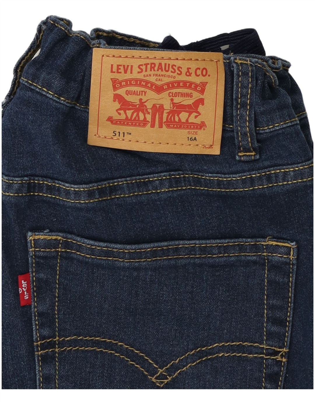 Levi's Boys 511 uske traperice 15-16 godina tamnoplavi pamuk