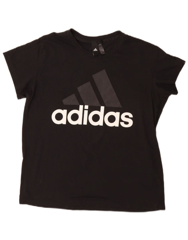 Adidas ženska majica s grafičkim motivima UK 20/22 XL crna