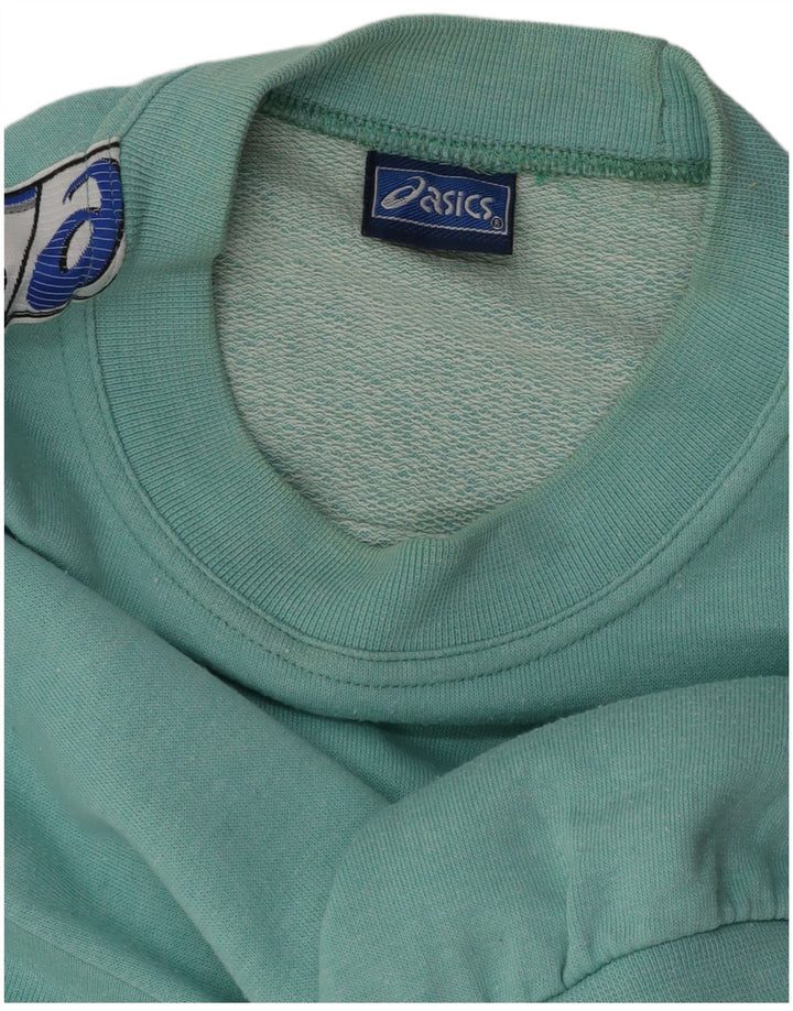 Asics muška grafička majica srednje tirkizne boje