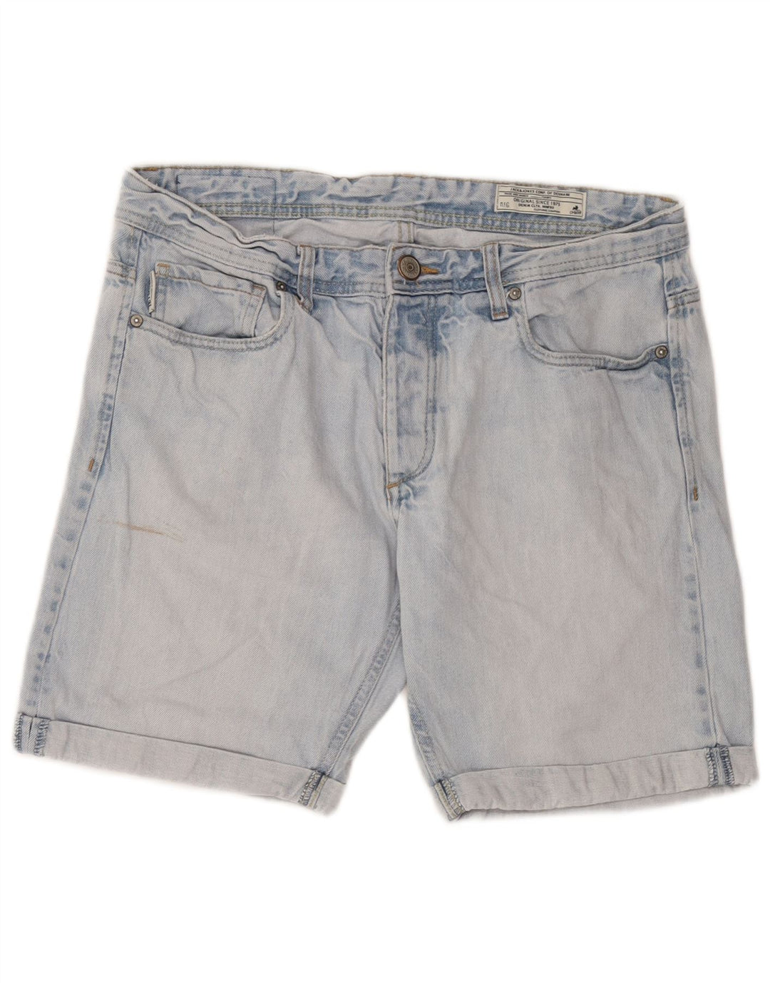 Jack & Jones muške traper kratke hlače velike W34, plavi pamuk