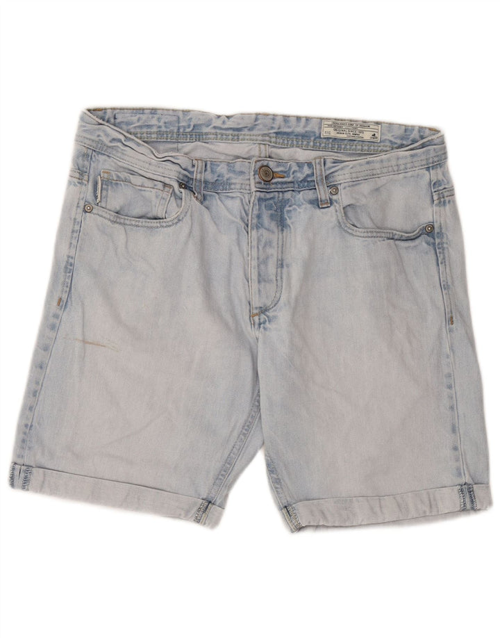 Jack & Jones muške traper kratke hlače velike W34, plavi pamuk