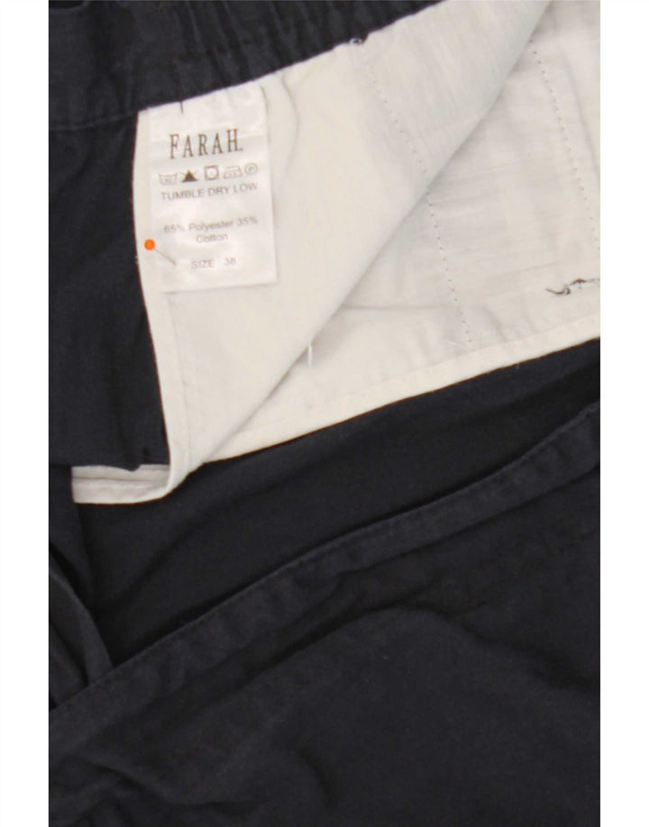 Farah muške chino kratke hlače W38 XL tamnoplavi poliester
