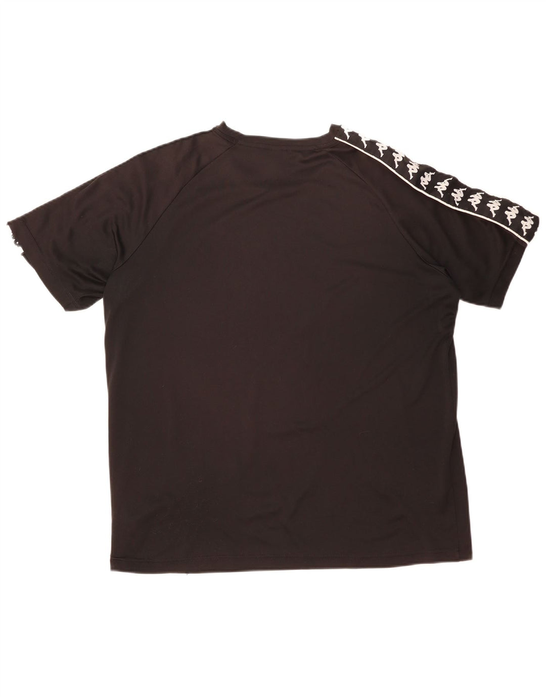 Kappa muška majica kratkih rukava s grafičkim motivima, 2XL crni poliester u boji