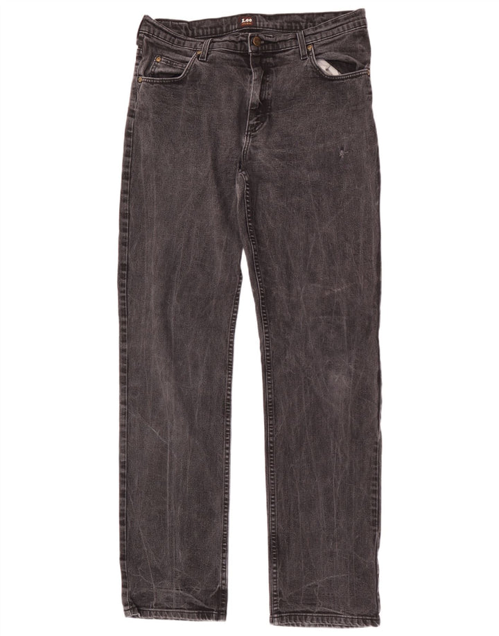 Lee Mens Brooklyn Straight Jeans W36 L36 Crni pamuk