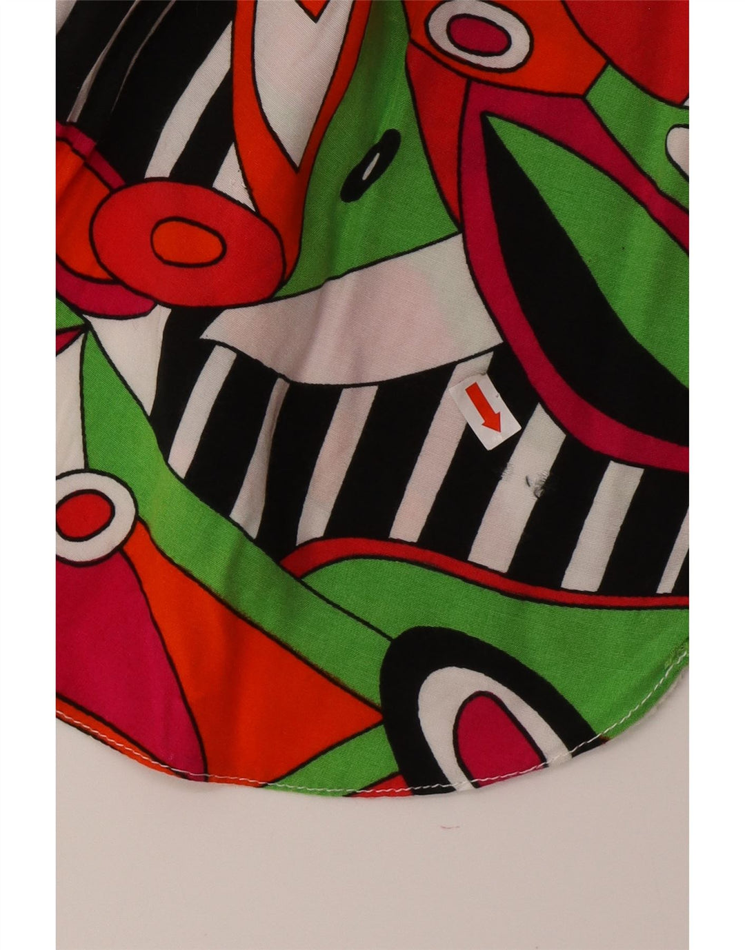 VINTAGE Ženska košulja s apstraktnim uzorkom UK 14 Srednje višebojna