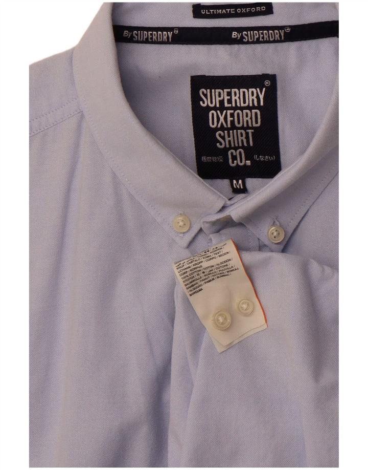 SUPERDRY muška košulja kratkih rukava Srednje plavi pamuk