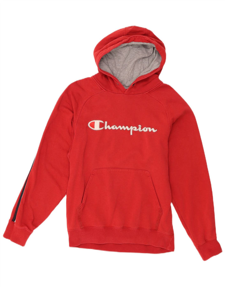 Champion muška majica s kapuljačom s kapuljačom srednje crvene boje