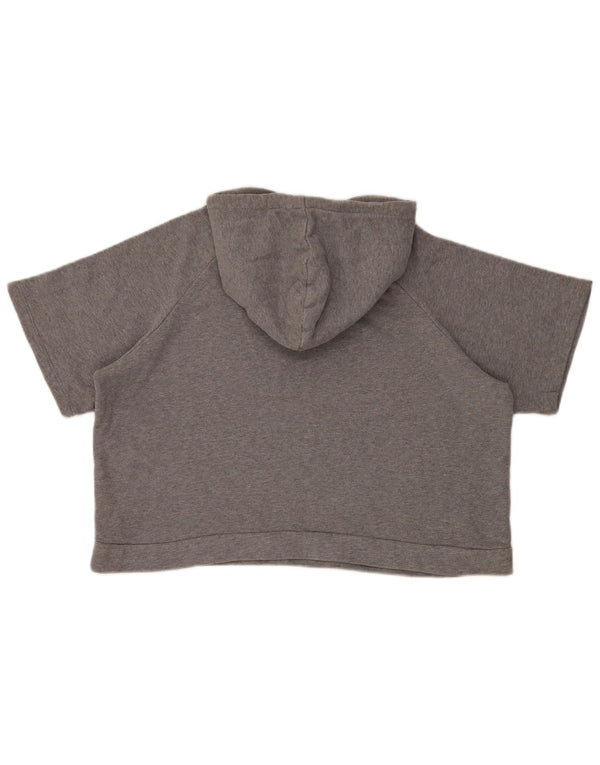 Calvin Klein Jeans Ženska prevelika majica s kapuljačom s kapuljačom UK 16 Large Gray