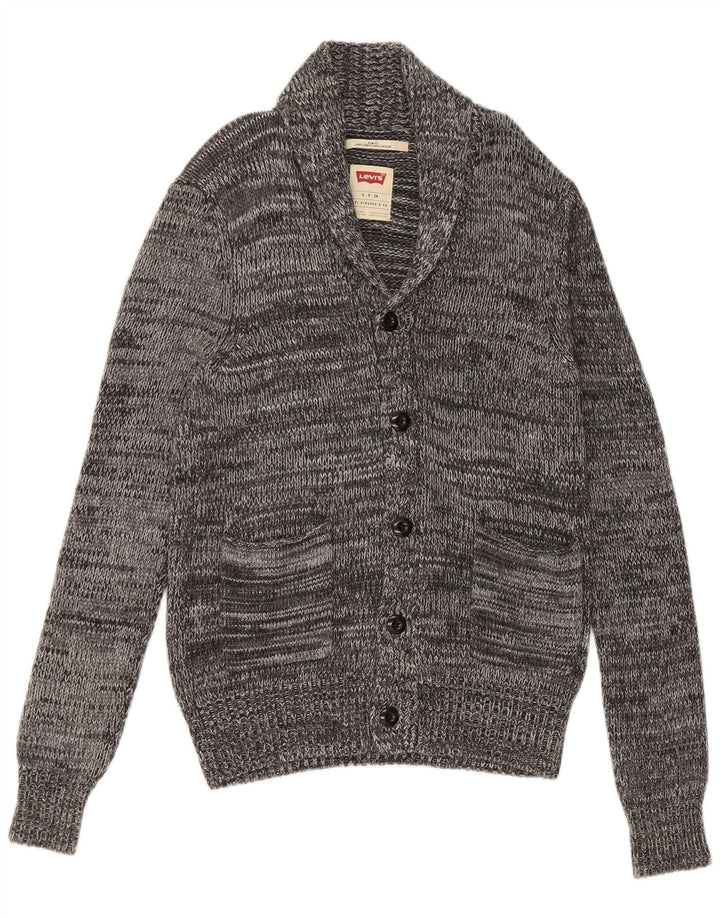 Levi's muški uski kardigan pulover od male sive mrlje od viskoze