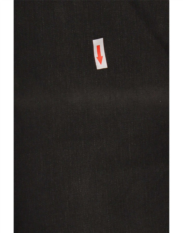 Hugo Boss muške ravne traperice W32 L34 crni pamuk