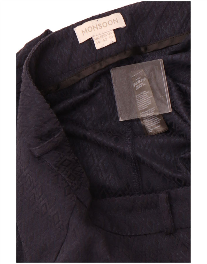 MONSOON Ženske ležerne hlače UK 14 Large W34 L29 tamnoplave