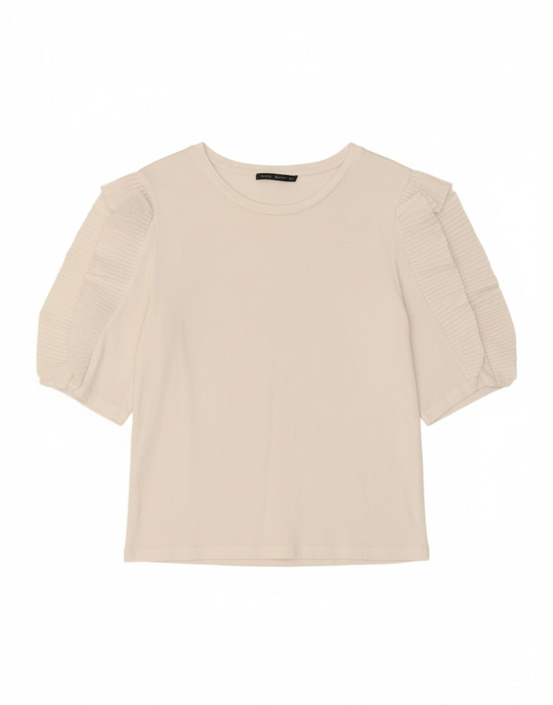 ZARA Womens Crop Blouse Top UK 10 Small White Vintage Zara and Second-Hand Zara from Messina Hembry 