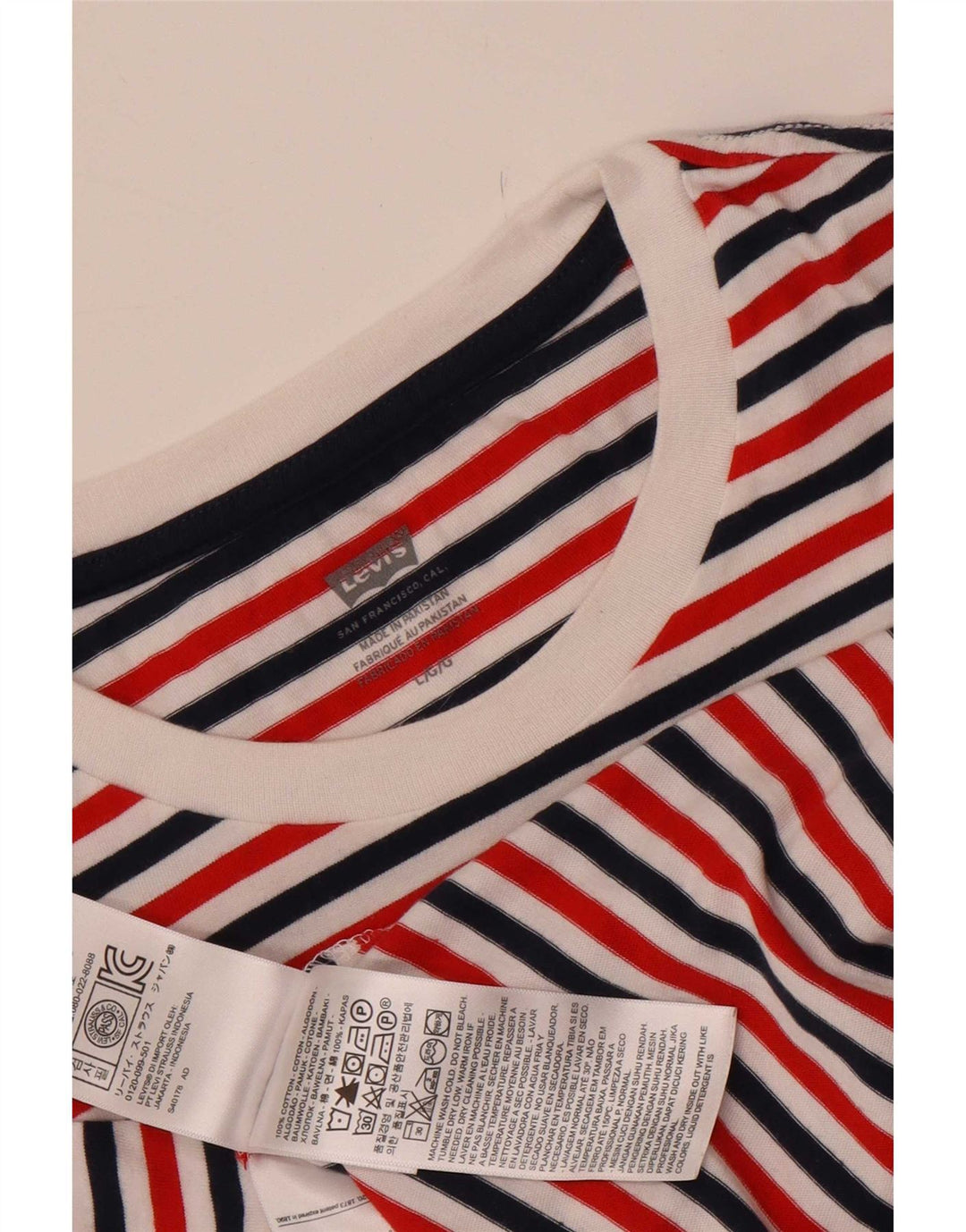 Levi's muška majica s velikim pamučnim prugama
