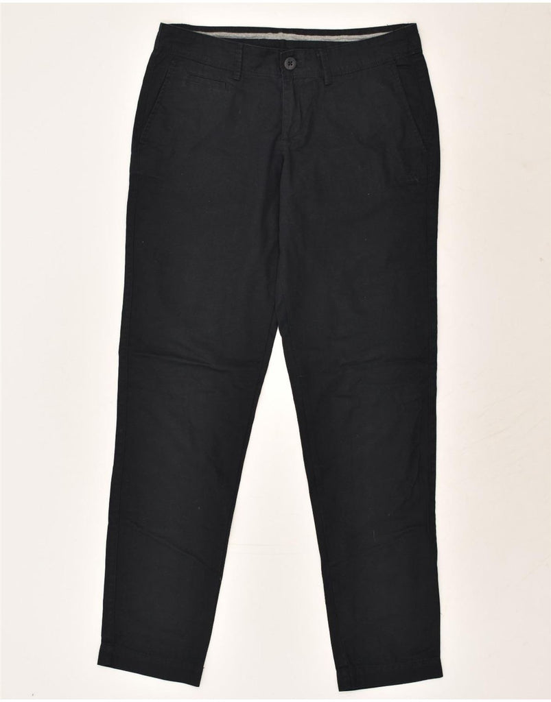 NIKE Womens Slim Chino Trousers UK 14 Medium W30 L32 Black Cotton | Vintage Nike | Thrift | Second-Hand Nike | Used Clothing | Messina Hembry 