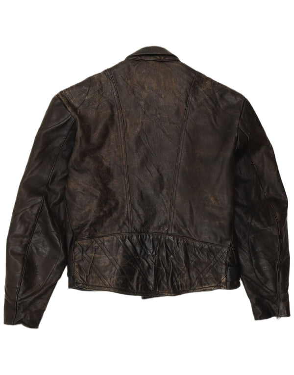 Harro muška kožna trkaća jakna IT 52 XL crna koža