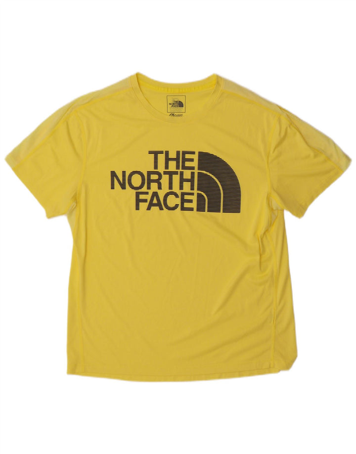 Srednje žuta muška majica s grafičkim motivima The North Face