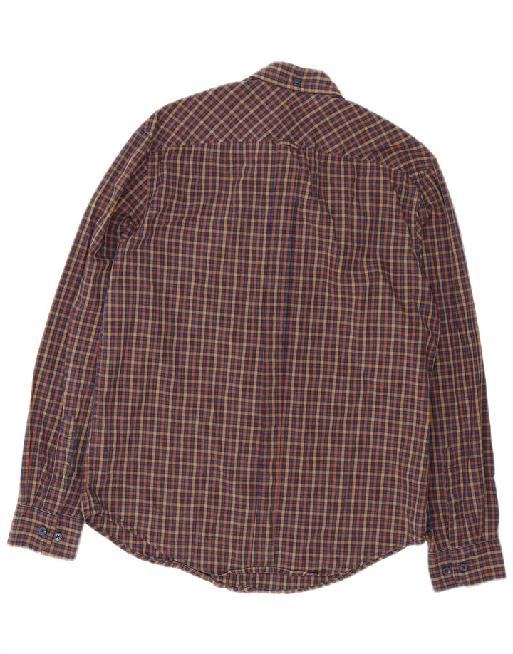 BEN SHERMAN Muška košulja Srednje smeđa karirana pamuk