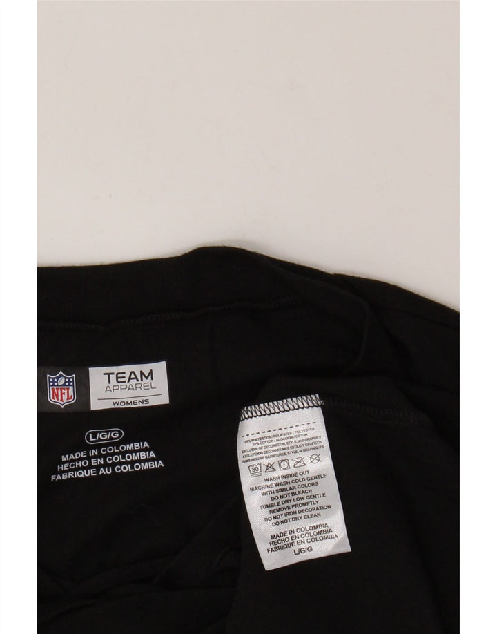 NFL ženska majica kratkih rukava New Orleans Saints Graphic UK 16 Large Black Cotton