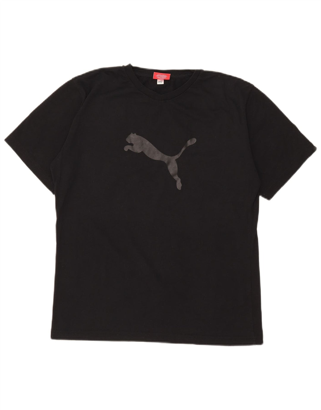 Puma majica kratkih rukava s grafičkim motivima, UK 12 srednje crni poliester