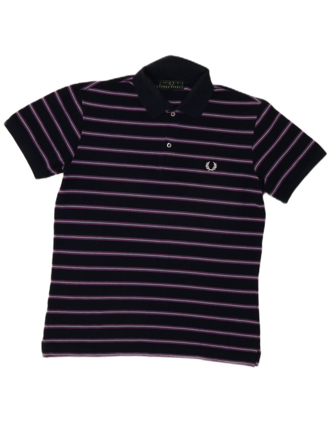 FRED PERRY Muška polo majica velika tamnoplava prugasta majica