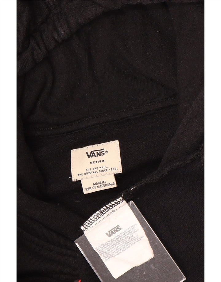 VANS muška majica s kapuljačom srednje veličine, crni pamuk