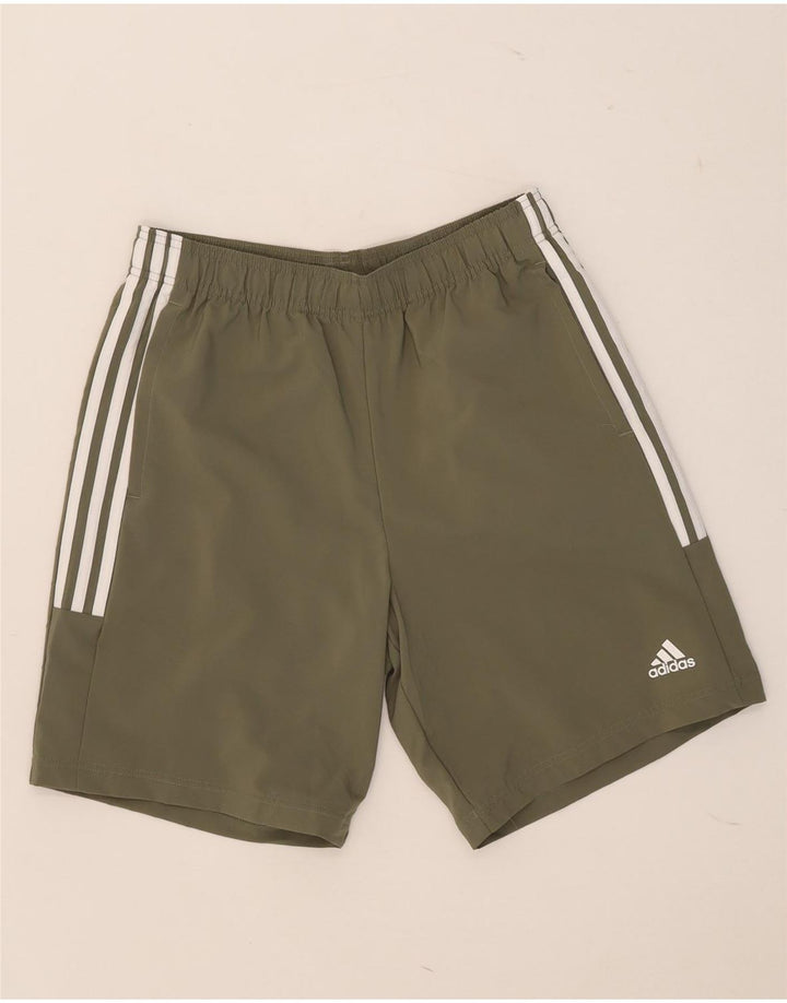 Adidas muške sportske kratke hlače srednje boje kaki poliester